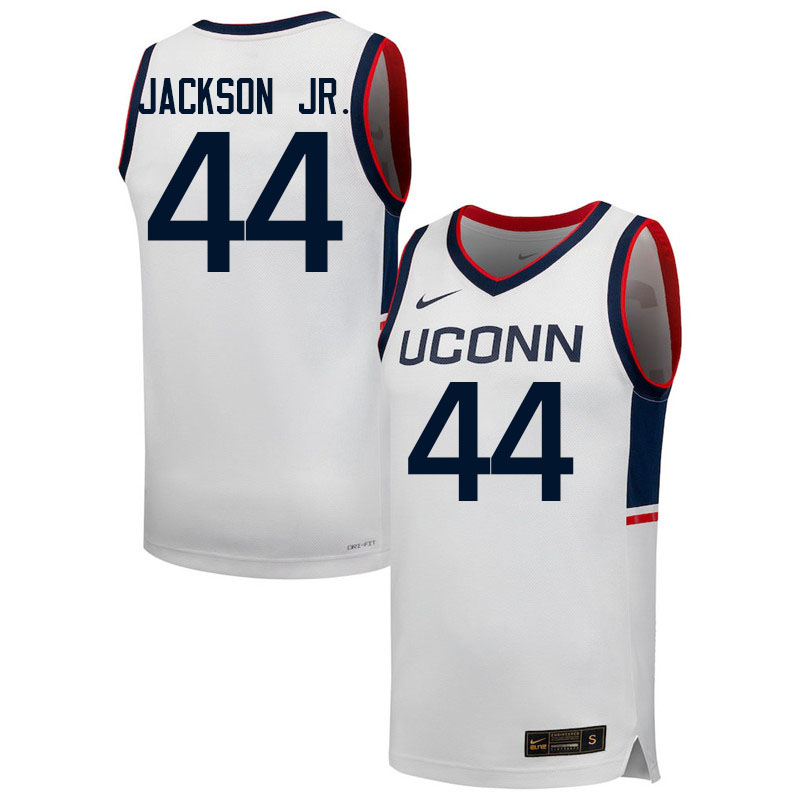 Uconn Huskies #44 Andre Jackson Jr. College Basketball Jerseys,Uniforms-Retro White